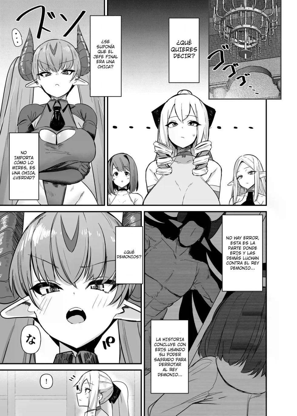 [COSCOteikoku (Sella)] Otome Game no Akuyaku Reijou ni Tensei Shitara Ura Settei de Futanari deshita ~Ch. 4~｜Reencarné en un Juego Otome como una Futanari en una Ruta Secreta ~Cap. 4~ {Spanish} {EbisuTraslade - Winder} {Digital} - Page 3