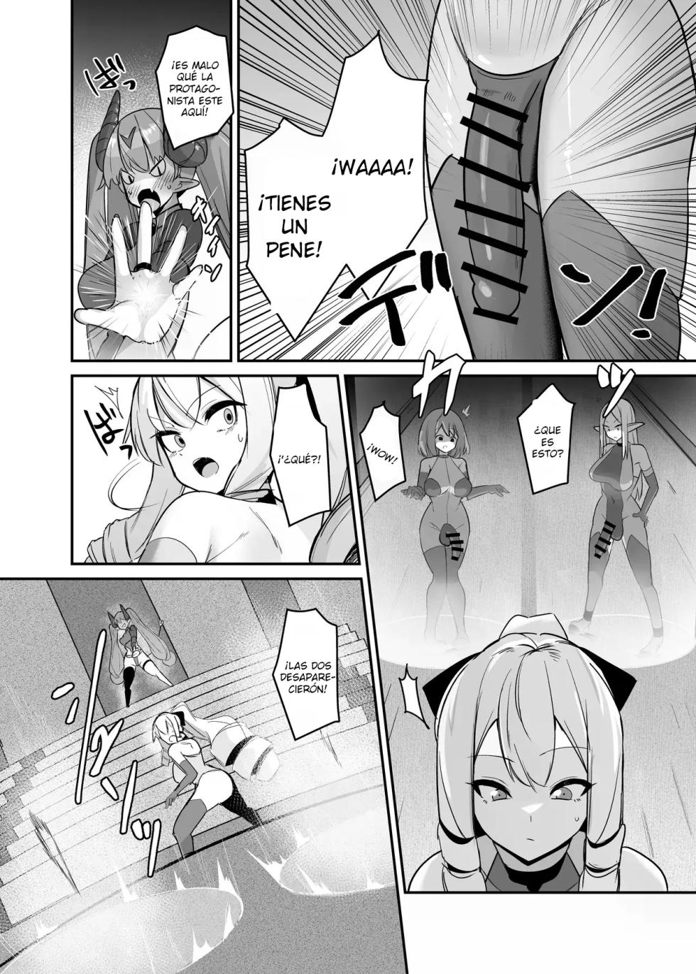 [COSCOteikoku (Sella)] Otome Game no Akuyaku Reijou ni Tensei Shitara Ura Settei de Futanari deshita ~Ch. 4~｜Reencarné en un Juego Otome como una Futanari en una Ruta Secreta ~Cap. 4~ {Spanish} {EbisuTraslade - Winder} {Digital} - Page 6