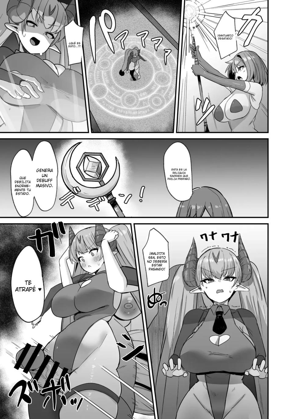 [COSCOteikoku (Sella)] Otome Game no Akuyaku Reijou ni Tensei Shitara Ura Settei de Futanari deshita ~Ch. 4~｜Reencarné en un Juego Otome como una Futanari en una Ruta Secreta ~Cap. 4~ {Spanish} {EbisuTraslade - Winder} {Digital} - Page 23