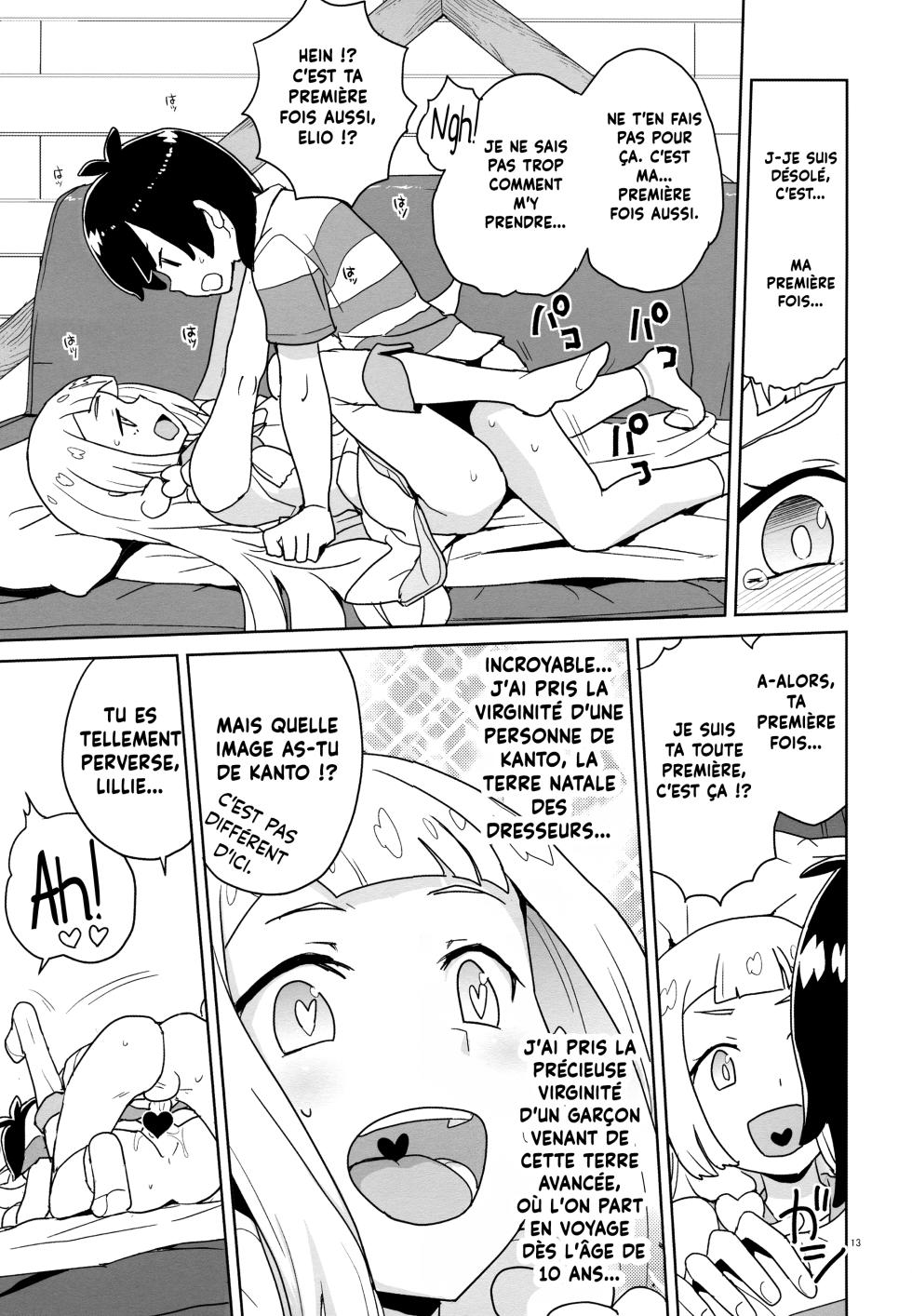 (C92) [Zenra Restaurant (Heriyama)] Ne t'emballe pas Lillie ! (Pokémon Sun and Moon) [French] [Hadess][Les Poroïniens] - Page 12
