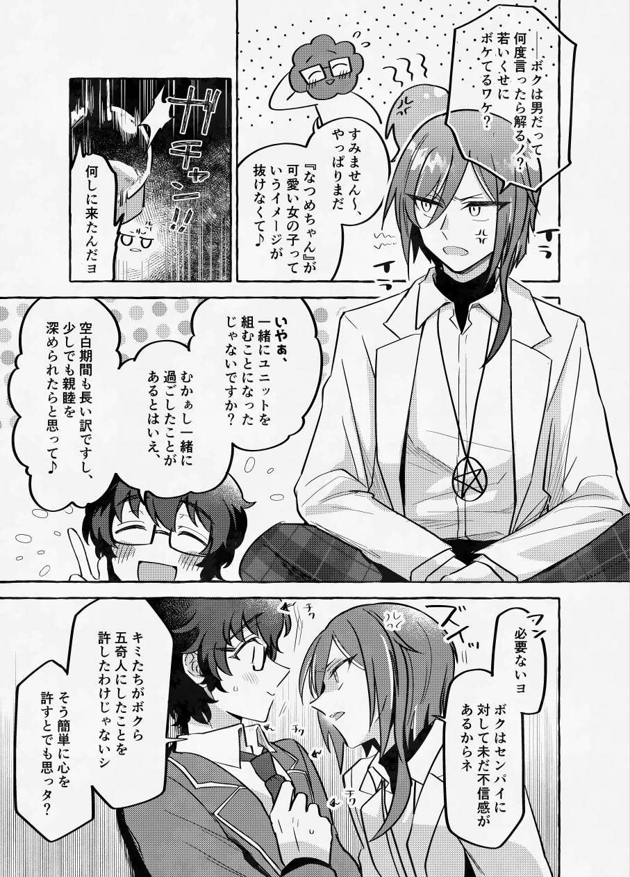 [Hikiniku Nukui (Namu)] 愛に呪わレ (Ensemble Stars!) [Digital] - Page 4
