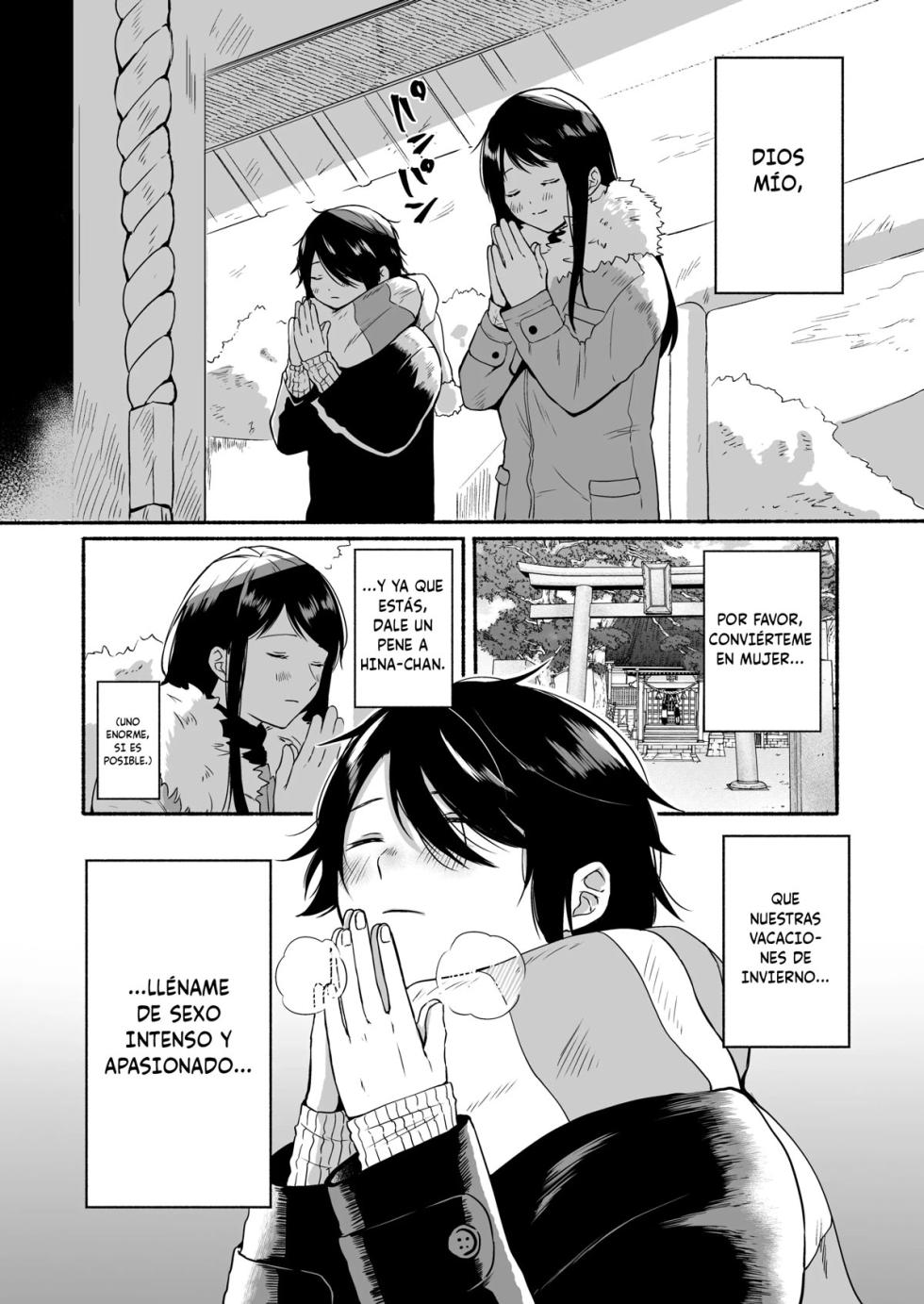 [Chilukuni (Onaka Emi)] Seiki Gyakuten Kanojo y Dakareru Nanokakan | Intercambio genital ~Ser follado por mi novia~ [Español] - Page 7
