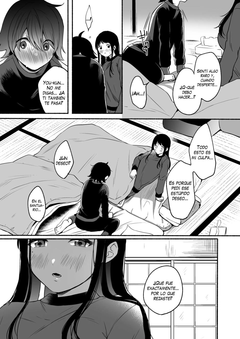 [Chilukuni (Onaka Emi)] Seiki Gyakuten Kanojo y Dakareru Nanokakan | Intercambio genital ~Ser follado por mi novia~ [Español] - Page 12