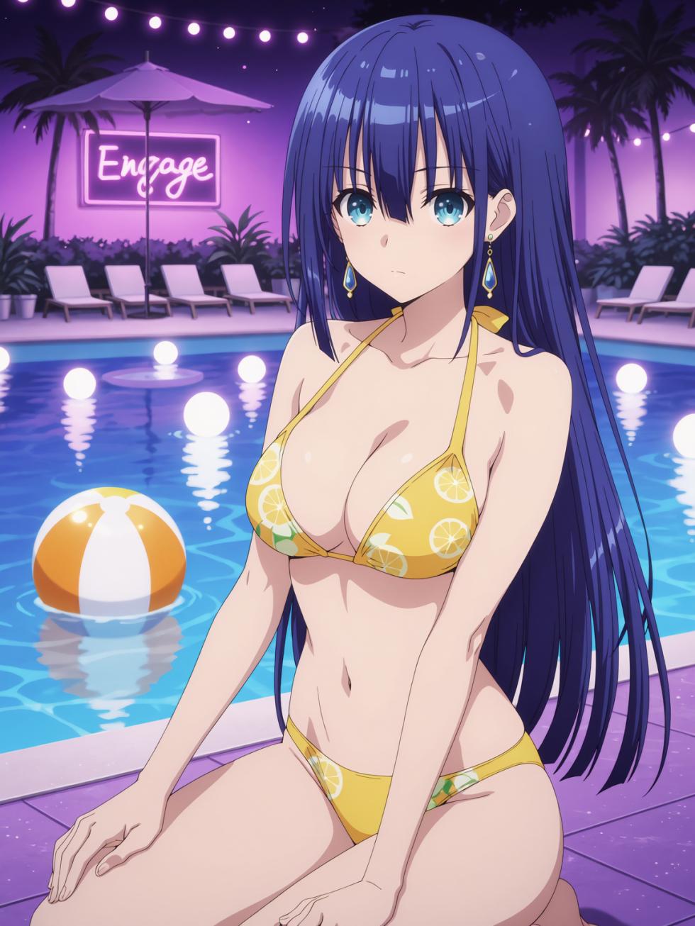[Kurohime] 夕桐アヤノ（ナイトプール）[AI Generated] - Page 6