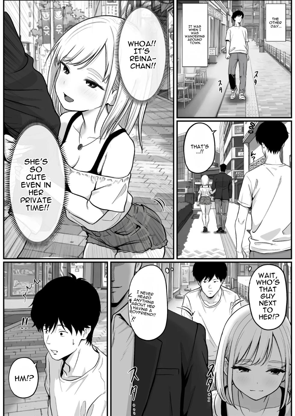[Shishimaru] Pachi-ya no Idol Tenin Reina-chan o Onaho ni Shita Hanashi [English] - Page 7