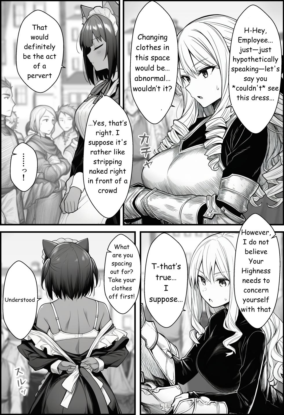 [COMIC Ainu] A Story About Teaching a Selfish Princess—Who Rules with Tyranny—a Lesson by Dressing Her in an Invisible Gown [AI Generated] - Page 26