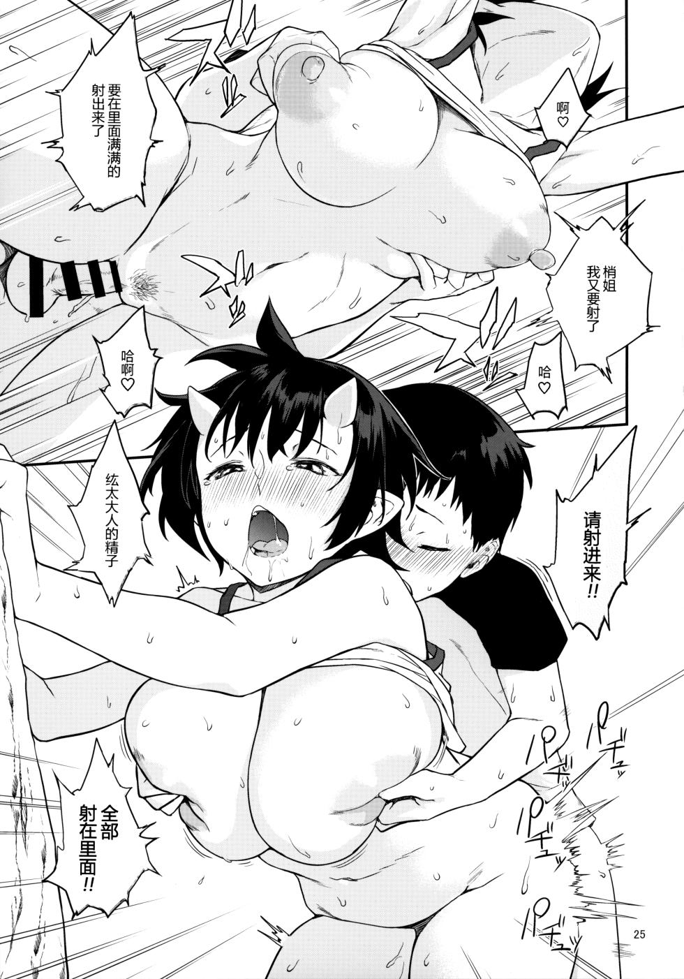 (C93) [Obumanjuu (obmas)] Oni no Sumu Ie Ni [中国翻訳] [Retyped] - Page 23