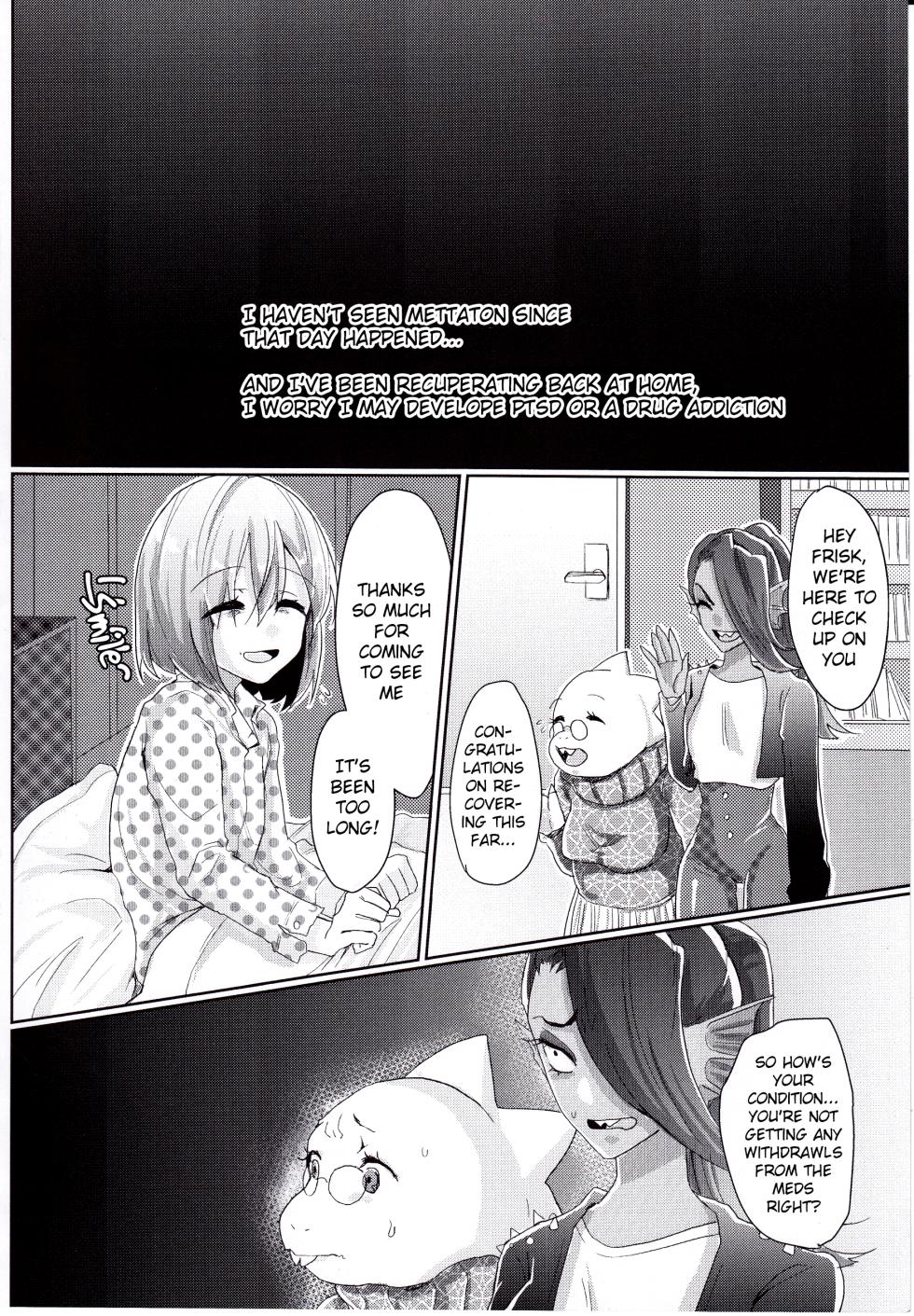(UNLIMITED EX2) [Sadistic NODOBOTOKE (Parasol Hiroshi)] Metaton no Koibito desu ga Haka no Itami wa Tanin de Shirimashita (Undertale) | I May be Mettaton's Partner, But I Felt the Sting of Losing my Virginity to Someone Else (Undertale) [English] [Benjiboyo] - Page 27
