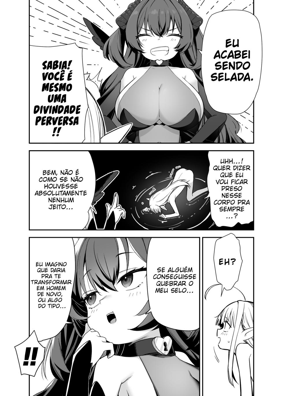 TS Loli Oji-san wa Isekai de Haiboku Suru + C106 Omakebon | Reencarnei em Outro Mundo no Corpo de Uma Loli [pt-BR] [Bakai.org] - Page 39