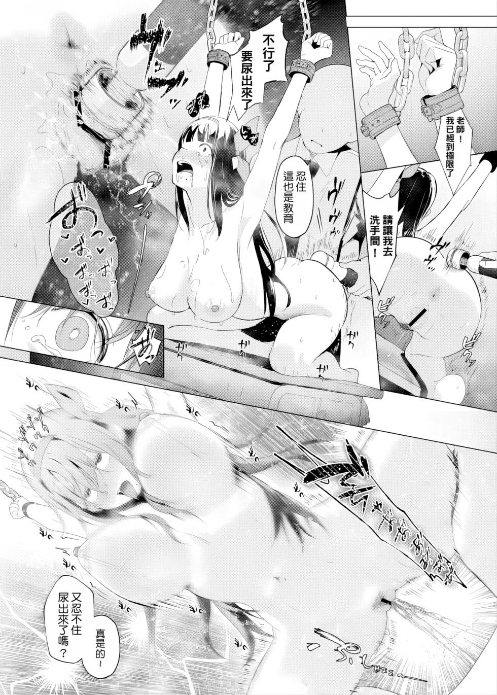 [Koubai Nadeshiko (Akausu Ko)] Kankin Kyoushitsu ~Saisho no Seito~ | 監禁教室 ～最初的學生～  [Chinese] [Manga Translator UI x 機翻人幫幫我漢化] [Sample] - Page 5