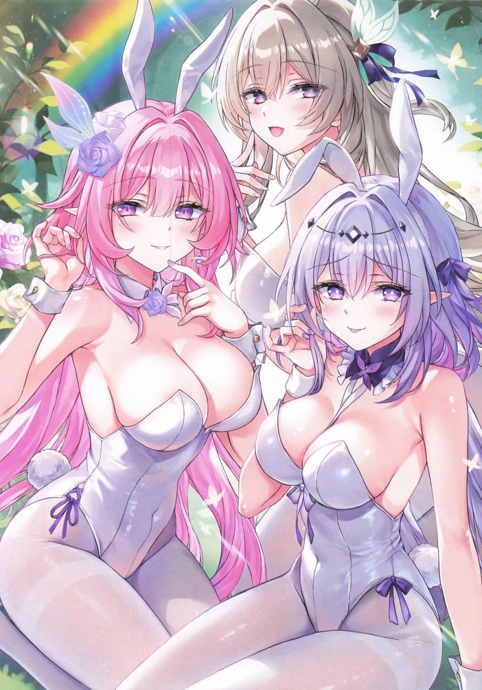 (C107) [Akaneiro (Rimiki, Yakifugu)] Fushigi no Yumeji no Tea Time (Honkai: Star Rail) [Russian] - Page 2