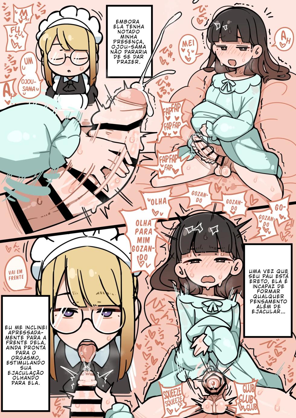 [Erogaki no Natsuyasumi (syoya)] Junsui Junboku Futanari Ojou-sama Seitsuu [Portuguese-BR] [BLACKSUB] - Page 5