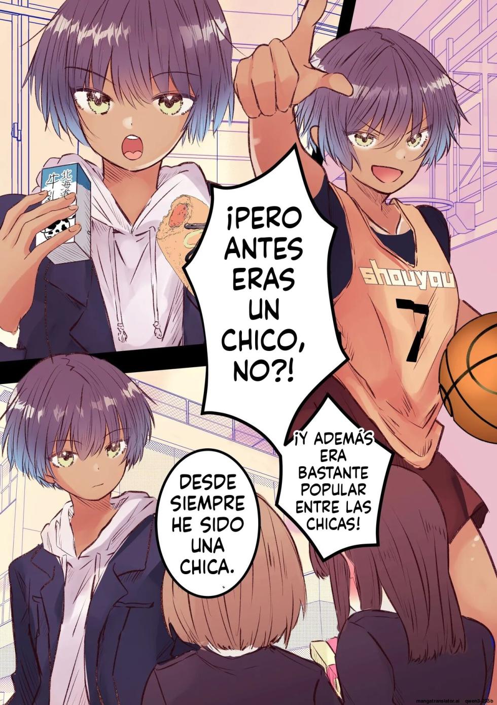 [Marinemate] Boyish de Kyonyuu na Kanojo ga Mukashi no Otoko Tomodachi to Nomikai ni Itta Kiri… [Spanish] - Page 4
