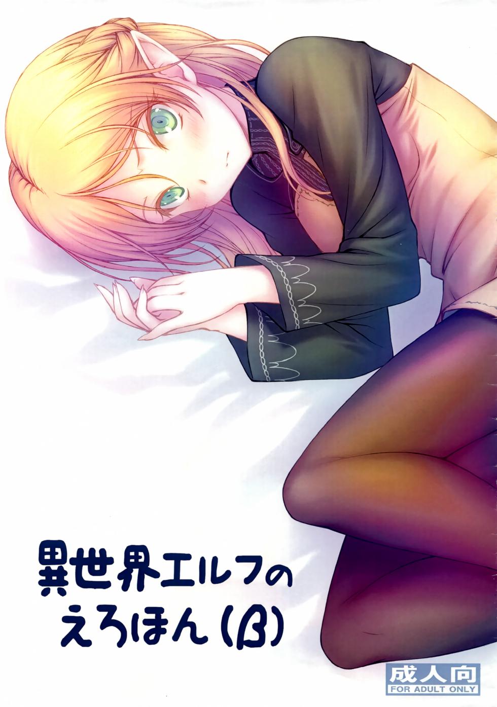 (C96) [GT Works (GT)] Isekai Elf no Ero Hon (β) (Isekai Ojisan) - Page 1
