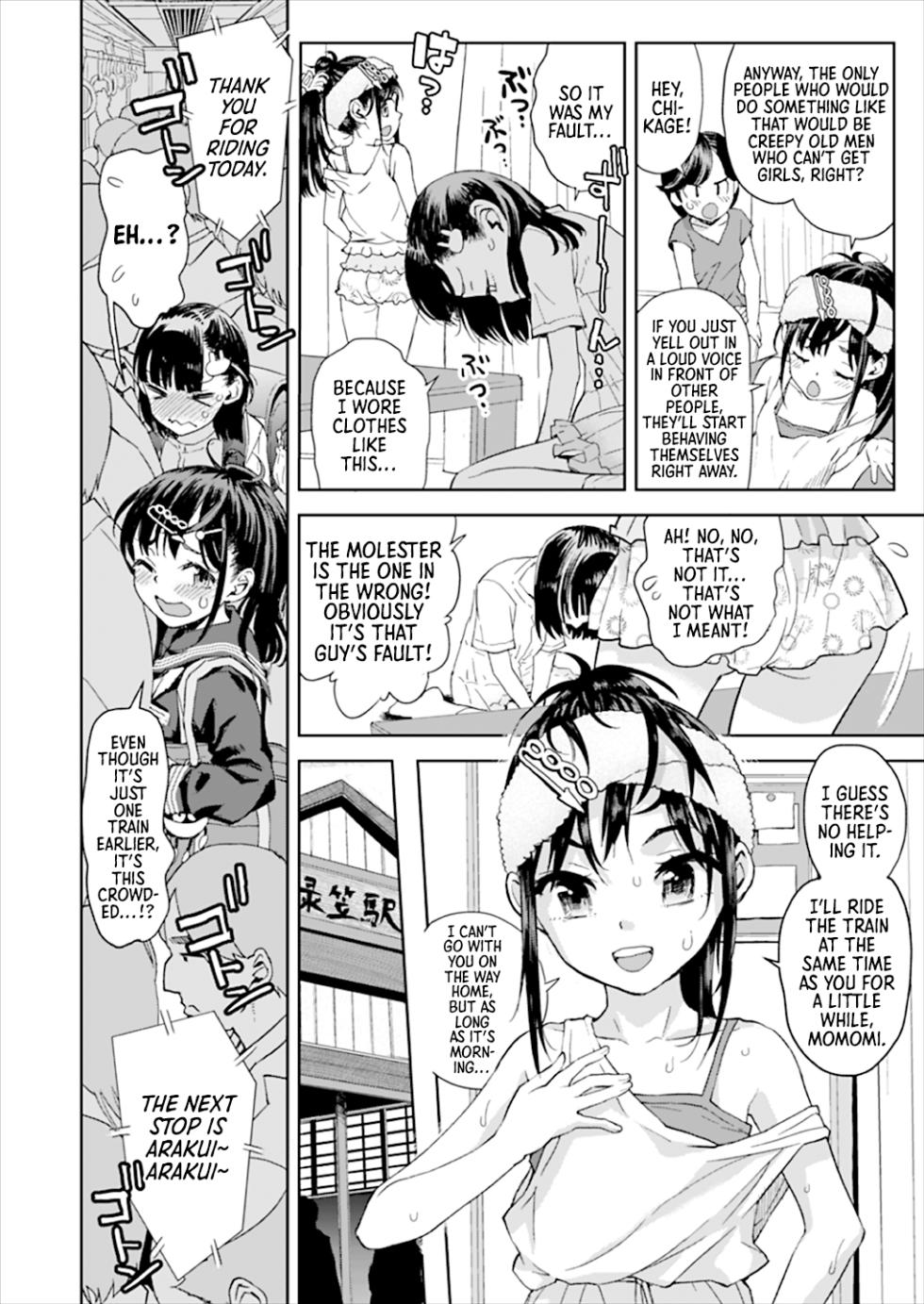 [Tetchan Hato (Minasuki Popuri)] Chikan wa Yurusanai!! | Molestation is Unforgivable! [English] [Morally Bankrupt Wizard Translations] [Digital] - Page 5