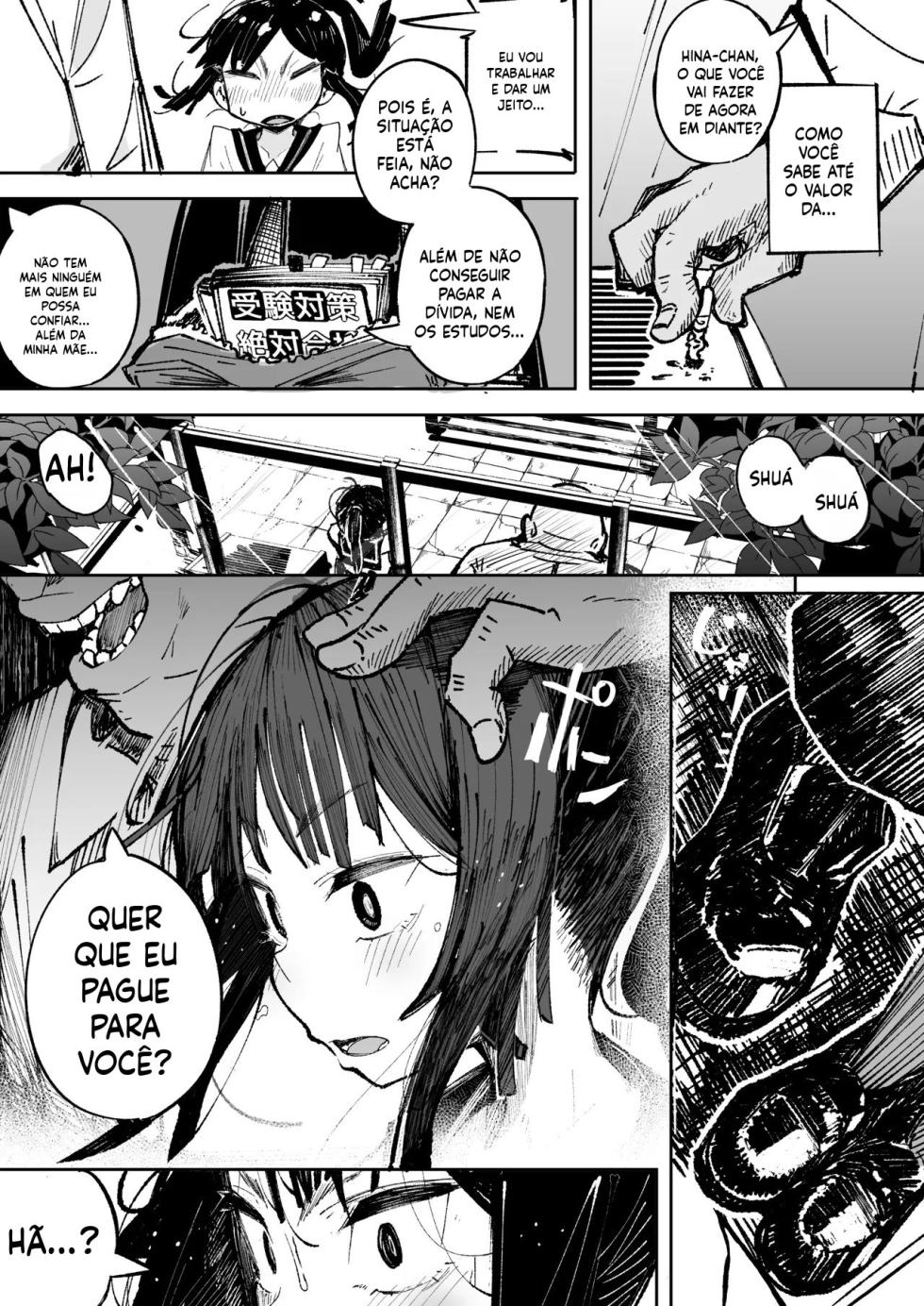 [Tokonatsu Sanshouuo (Pegina)] Otokogirai JC Oji-san to Isshuukan Koibito Keiyaku [Portuguese-BR] [Digital] - Page 10