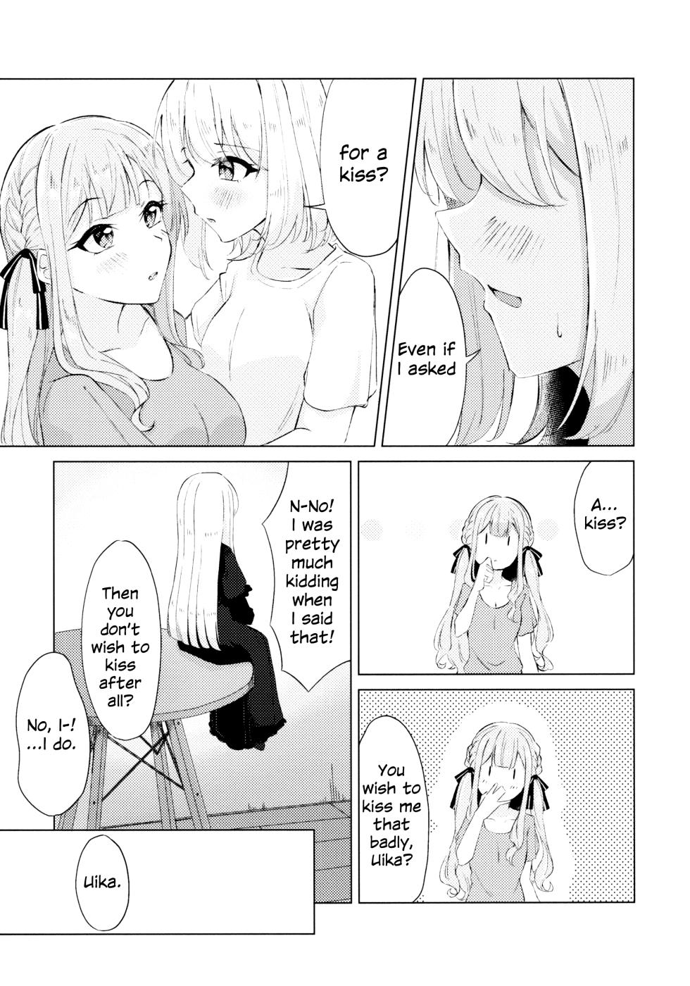 (Comic Treasure 46) [Shinryoku Chabaen (Chibi Chosu)] Yaneura Heya no Touhikou | Escape in the Hideaway (BanG Dream! Ave Mujica) [English] - Page 8