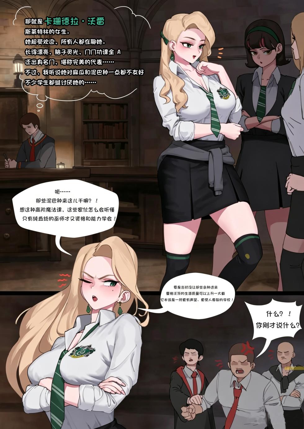 [Wjs07] Cassandra hates mudbloods (Harry Potter) [卡珊德拉讨厌泥巴种（哈利波特）](watt12345个人汉化） - Page 1