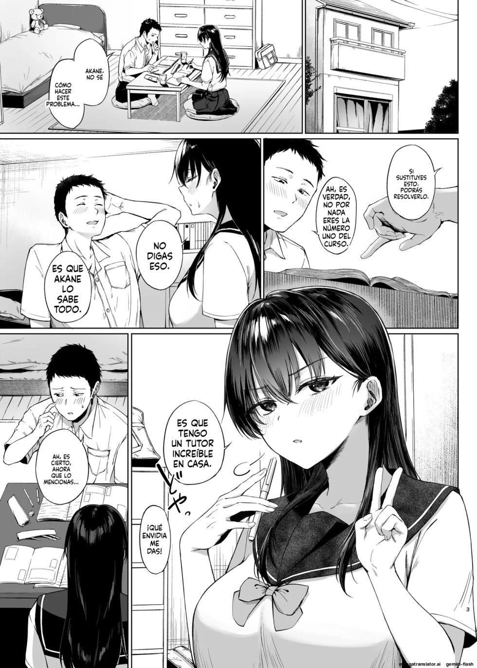 Bakunyuu Yuutousei ni Hitsuyou na Chinpo no Obenkyou Zenpen - Page 3