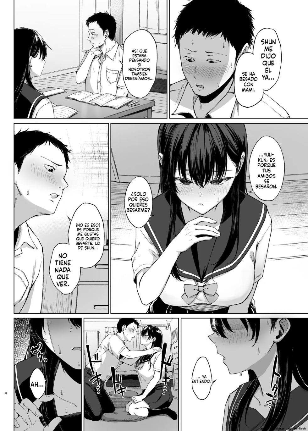 Bakunyuu Yuutousei ni Hitsuyou na Chinpo no Obenkyou Zenpen - Page 4