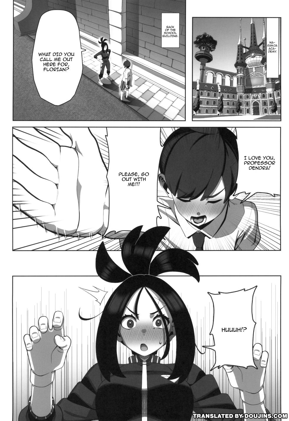(C107) [Sumibiyaki Humburg (Chinka)] Osu! Kihada-sensei no Tokubetsu Juugyou | Osu! Professor Dendra's Special Lesson!  (Pokémon Scarlet and Violet) [English] {Doujins.com} - Page 4