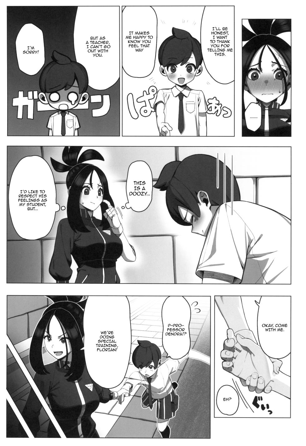 (C107) [Sumibiyaki Humburg (Chinka)] Osu! Kihada-sensei no Tokubetsu Juugyou | Osu! Professor Dendra's Special Lesson!  (Pokémon Scarlet and Violet) [English] {Doujins.com} - Page 5