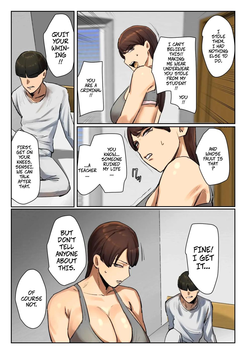 [Chotto B-sen] Strip Down To Your Underwear and Appologize To Your Student -- Seito no Shitagi o Tsukete Shazai Shiro [Full Color-ban] - Page 17