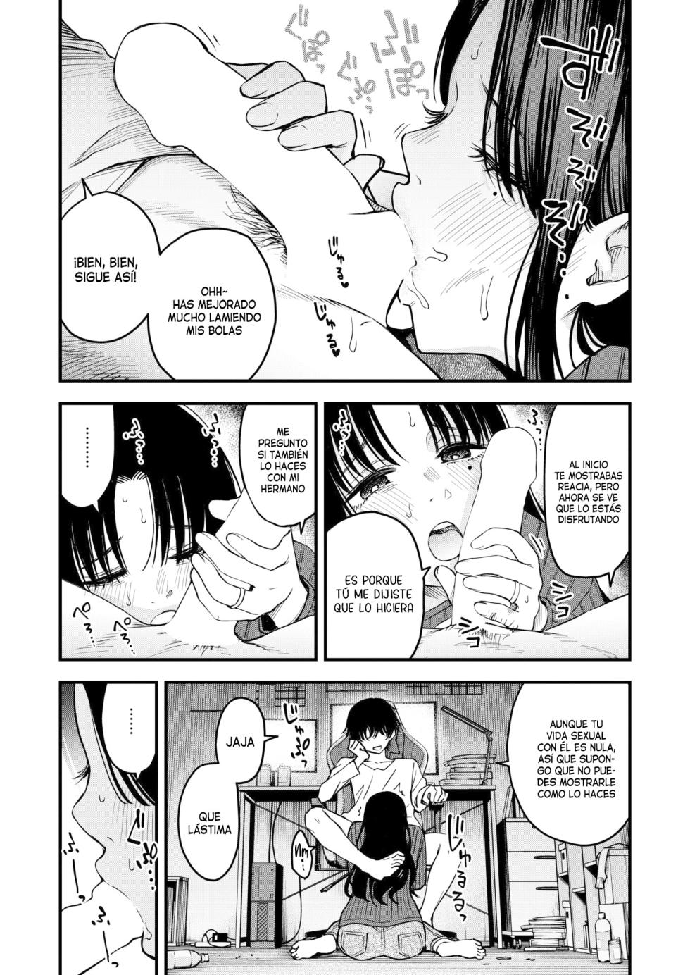 [Doji Ro] Nee-chan, Onaho ni Natte yo. (Zenpen) + (Kouhen) | Cuñada, Quiero que seas mi Onahole [Spanish] [Traducciones necesarias] [Digital] - Page 5