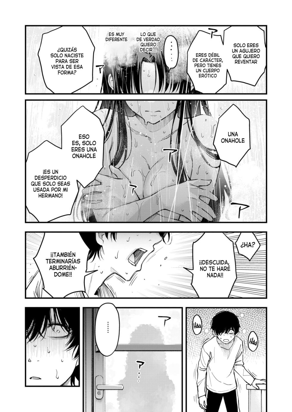 [Doji Ro] Nee-chan, Onaho ni Natte yo. (Zenpen) + (Kouhen) | Cuñada, Quiero que seas mi Onahole [Spanish] [Traducciones necesarias] [Digital] - Page 20