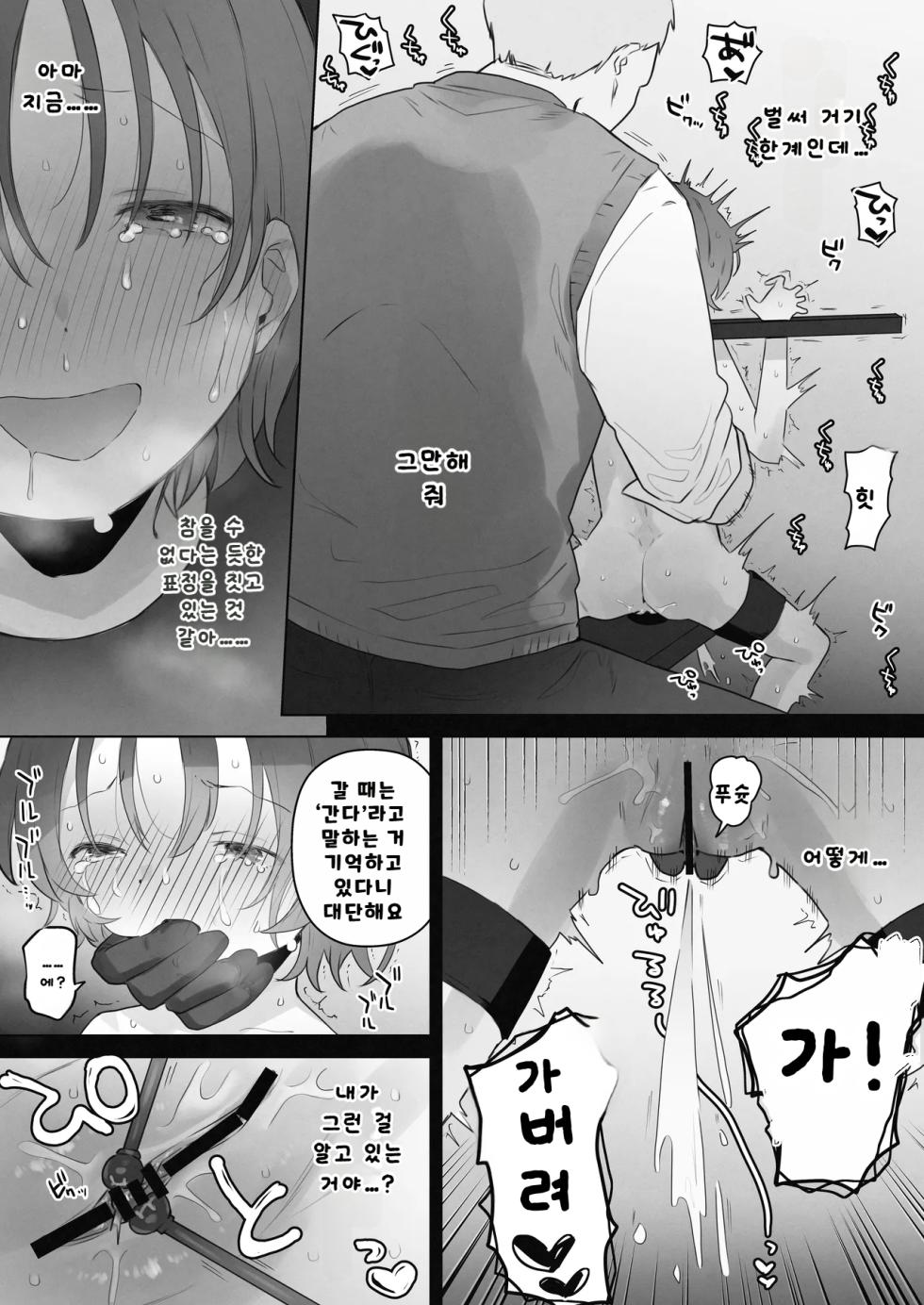 [Cominaya (Tadano Comina)] Clitoris Shasei Choukyou ■■ Shoukyo ■■-kaime no Kiroku | 클리토리스 사정조교 ■■번째 이야기 [Korean] [Rabpit] - Page 13