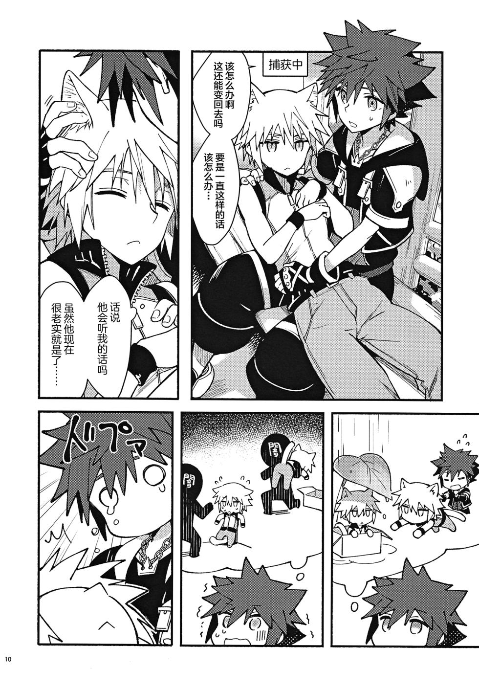 (C94) [esto (Ninomotoko)] Mahoni Kakerareta (Kingdom Hearts) [Chinese] - Page 9