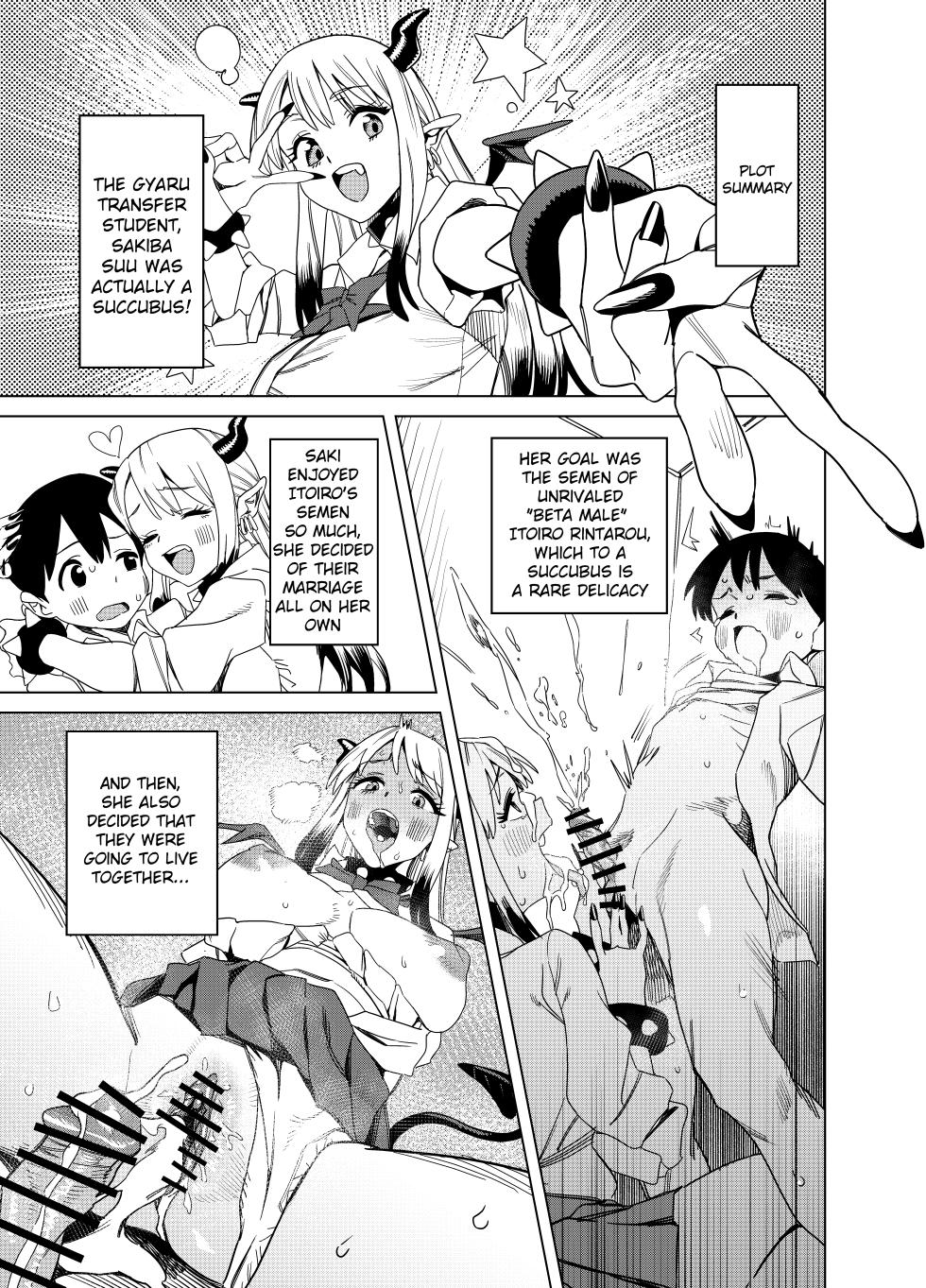 [Gya-tei] Tenkou Shitekita Gal Succubus no Gochisou wa Boku Hitori!? 2 [English] - Page 2
