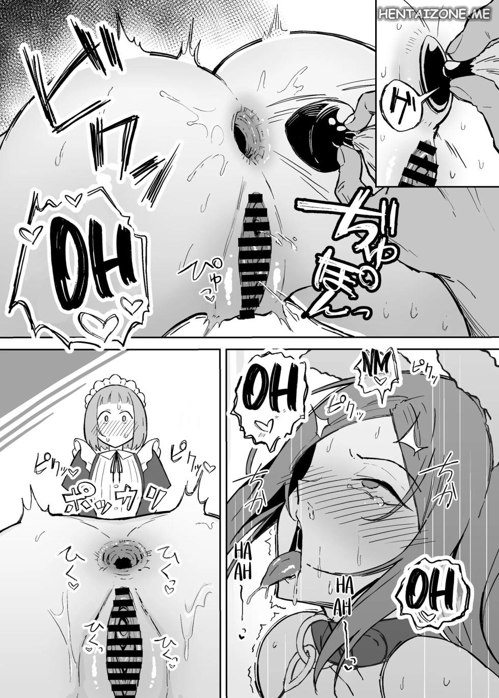 [Sukebe Hatsudensho (Hatsuden Pengin)] Akogare no Senpai Maidchou no Yotogi o Kengaku | I Doveri Notturni di una Maid [Italian] [Digital] - Page 27