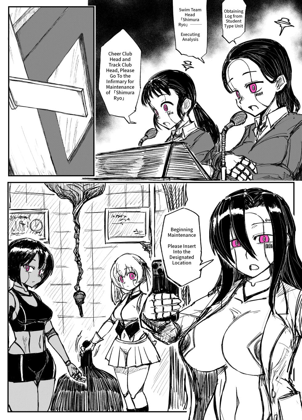 [Tousyoku] Girls School Mechanization Manga 1-7 [English] - Page 9