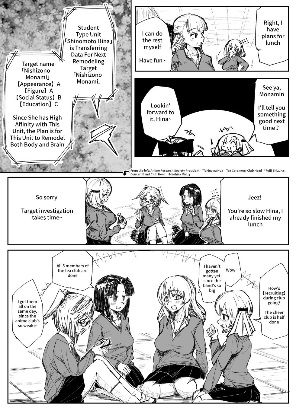 [Tousyoku] Girls School Mechanization Manga 1-7 [English] - Page 18