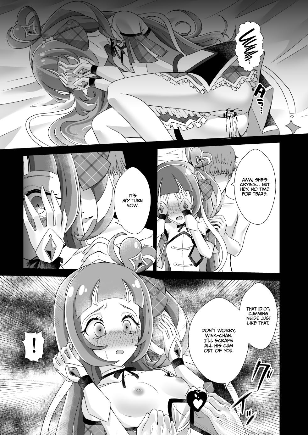 [Toumeiryuu no Margaret (Momoisaki Hayato)] Cure Wink Kyouhaku Ryoujoku (Kimi to Idol PreCure) [English] [CulturedCommissions] [Digital] - Page 20