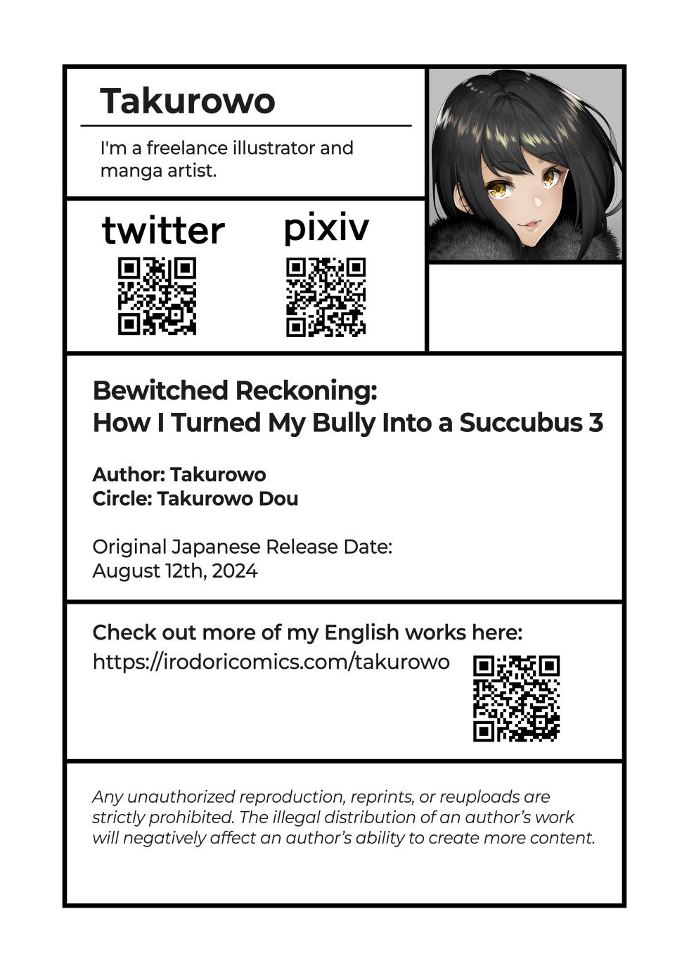 [Takurowo Dou (Takurowo)] Bewitched Reckoning: How I Turned My Bully Into a Succubus 3 - Page 35