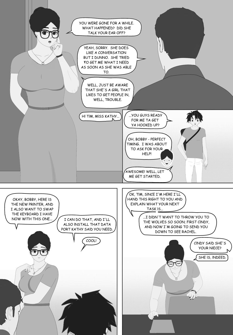 Naughty Business, Chapter 1 "Tim's First Day" - Page 13