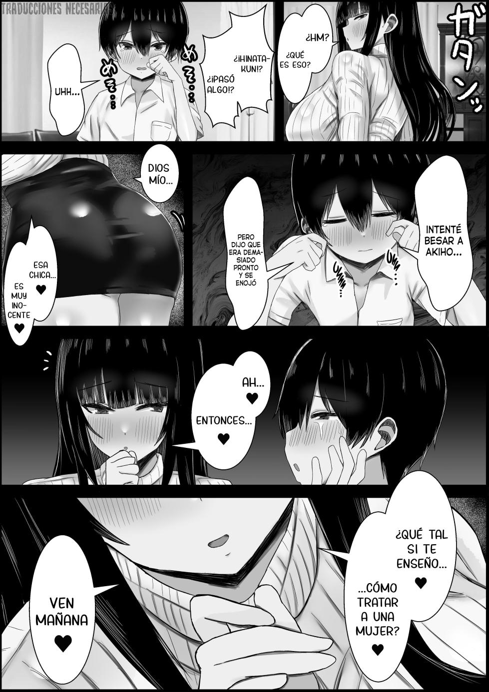 [Hagure Moguri] Can I Cuck You? ~Sexy Sexy Mama Snacks on her Daughter's Boyfriend~ | Puedo robarte a tu novio♥ Una mamá sexy prueba un poco al novio de su hija♥ [Spanish] - Page 4
