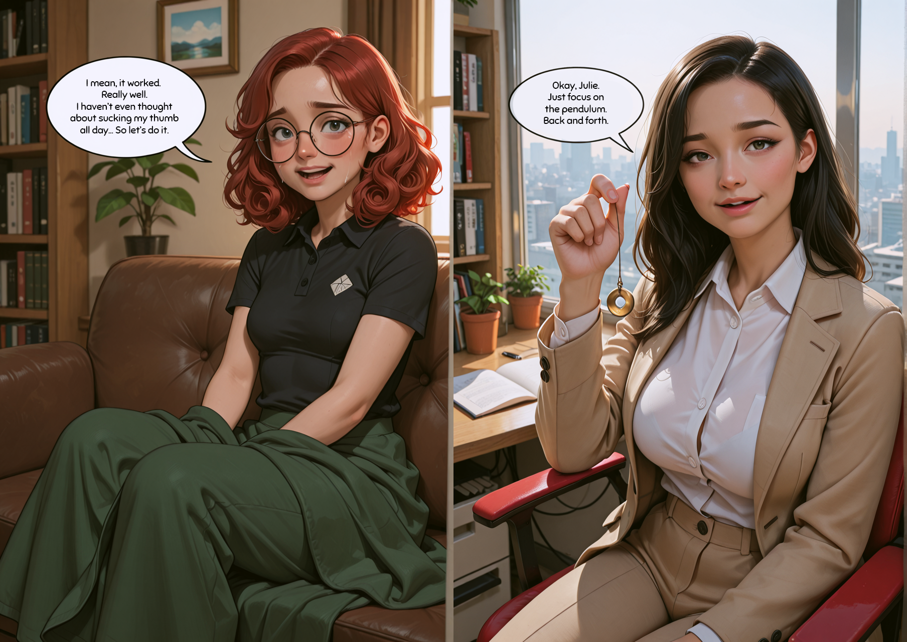 Hypnotherapy for Thumbsucking [AI Generated] (diaper, hypnosis) - Page 37