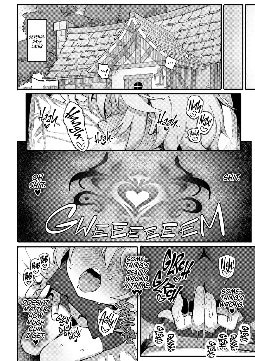 [Dagashiya (Kishiwagashi)] Kakyuu majutsushi, inmon ni somaru | The Junior Spellcaster and the Succubus Curse [English] [Decensored] [Digital] - Page 31