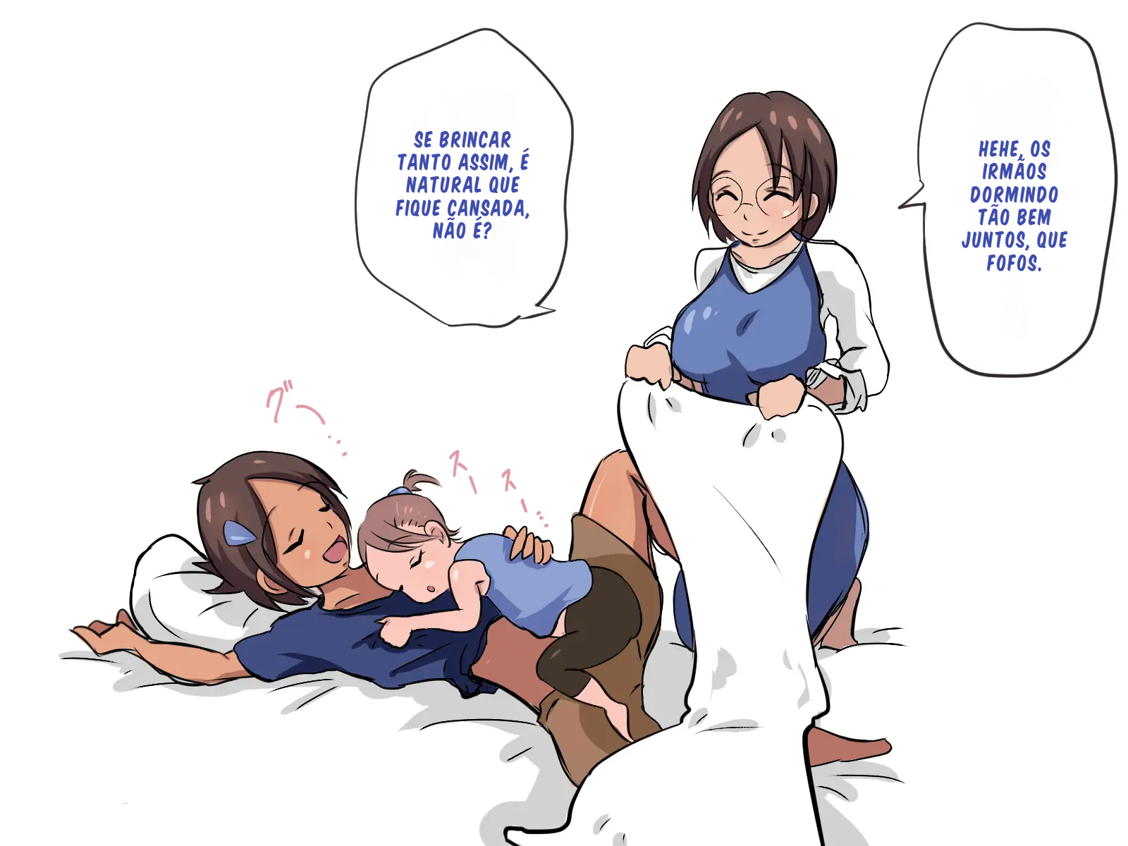 Uma família em que a mamãe é meio desligada da cabeça~ Muito dedicada à educação, mas meio fora de sintonia Educação sexual que virou parte do dia a dia~ [Português PT-BR] - Page 2
