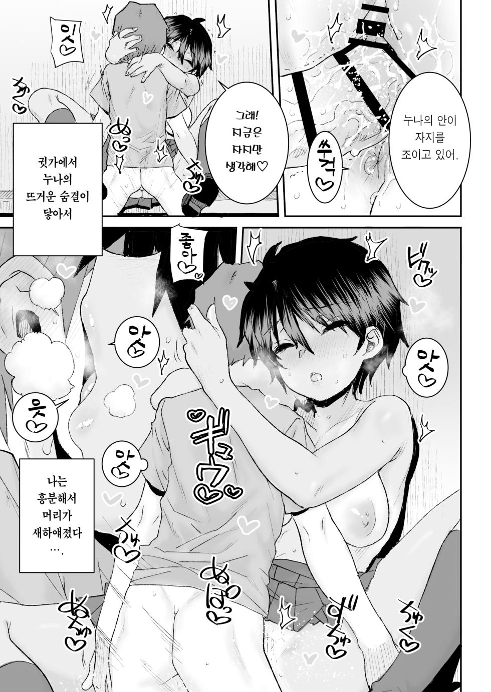 [Misaki (Ponsuke)] Mukuchi de Ki no Tsuyoi Boyish na Onee-chan de Boku wa Doutei o Sotsugyou shimashita 과묵하고 기가 드센 보이시한 누나로 저는 동정을 졸업했습니다 [Digital] [Korean] [이거맛좀봐] - Page 30