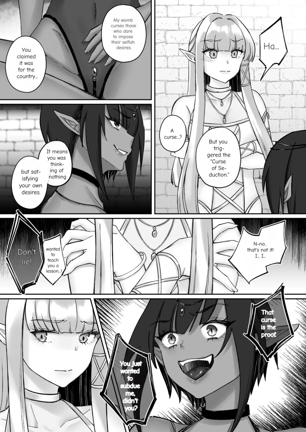 [Seika Kairaku Shoten (Chocomint)] The Fall of the Elves: Imprinting Lewd Marks on Elves and Turning Them into Lesbians [Digital Download Version] - Page 30