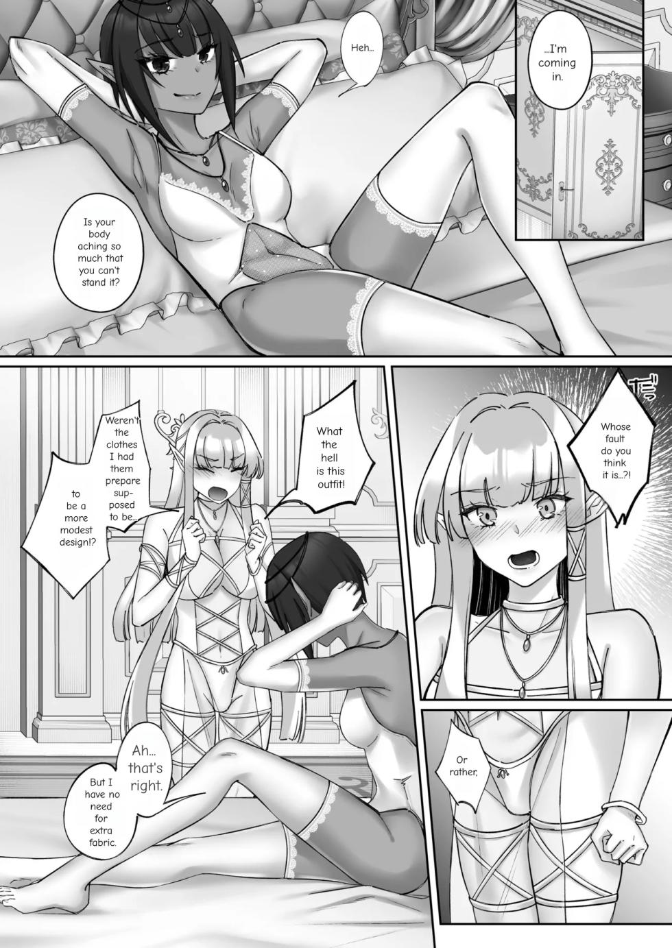 [Seika Kairaku Shoten (Chocomint)] The Fall of the Elves: Imprinting Lewd Marks on Elves and Turning Them into Lesbians [Digital Download Version] - Page 33