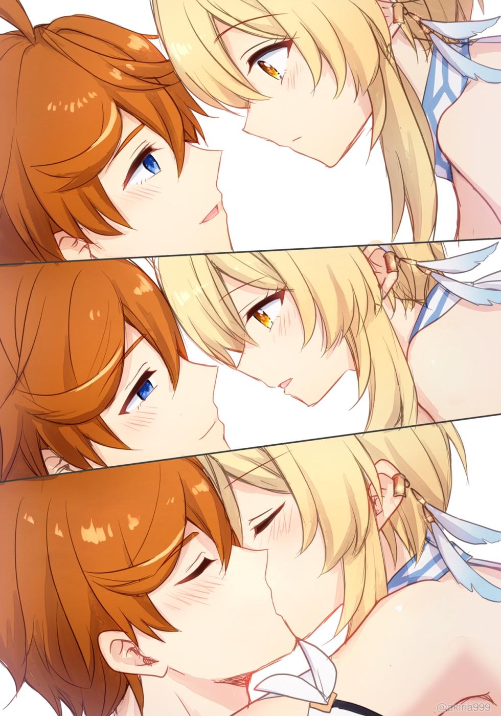 [Akitsuki Ria] Hotaru-chan ga Taru ni ecchi shouri ( ? ) suru rabukome manga (Genshin Impact) | 荧在色色对决中战胜达达利亚（？）的恋爱喜剧漫画 [Chinese] [倫倫倫个人汉化] - Page 22