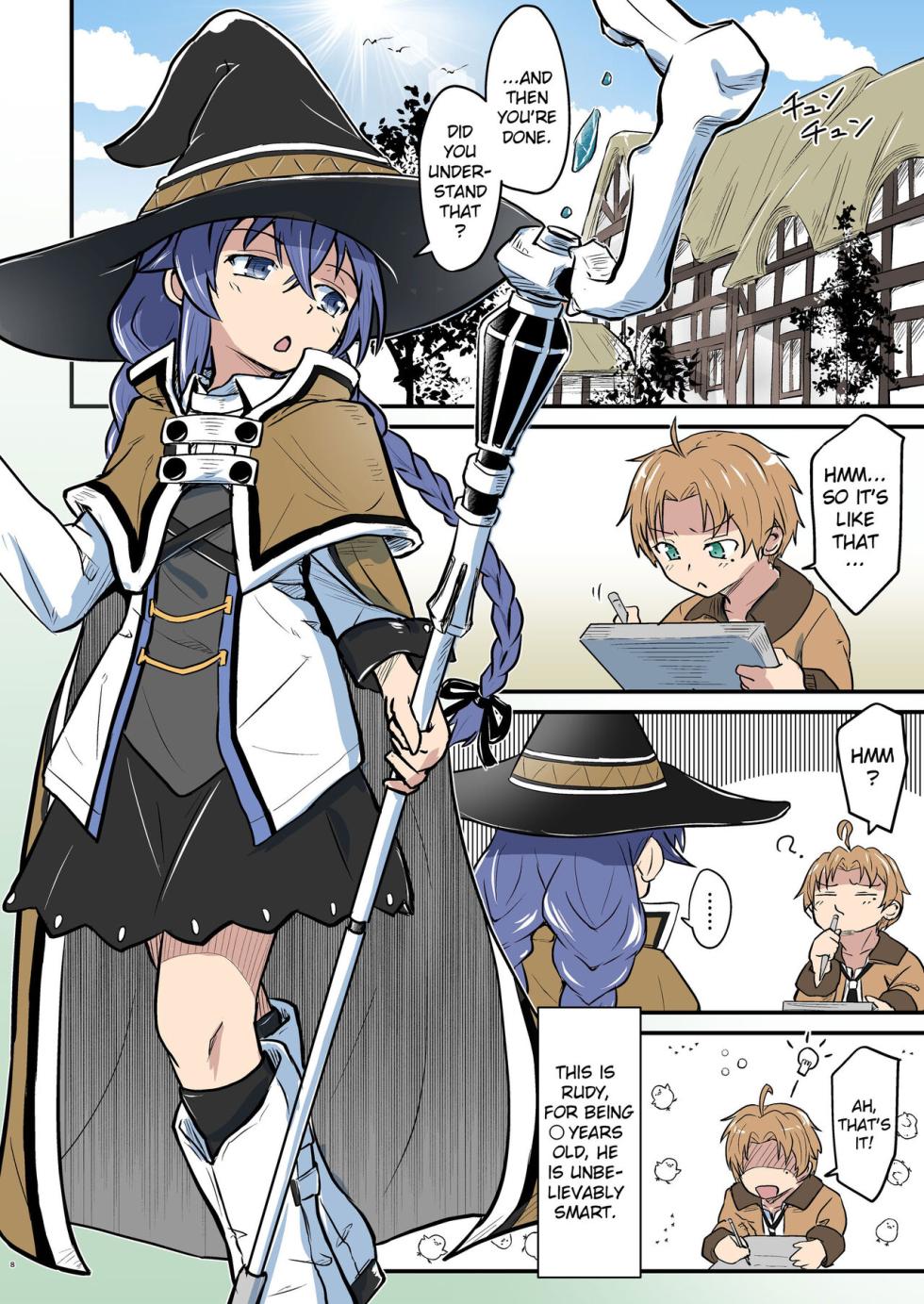 [Umari-ya (D-2)] Mushoku! (Ao) | Mushoku! (Blue) (Mushoku Tensei ~Isekai Ittara Honki Dasu~) [English] [Saki-Kotowari] [Digital] - Page 8