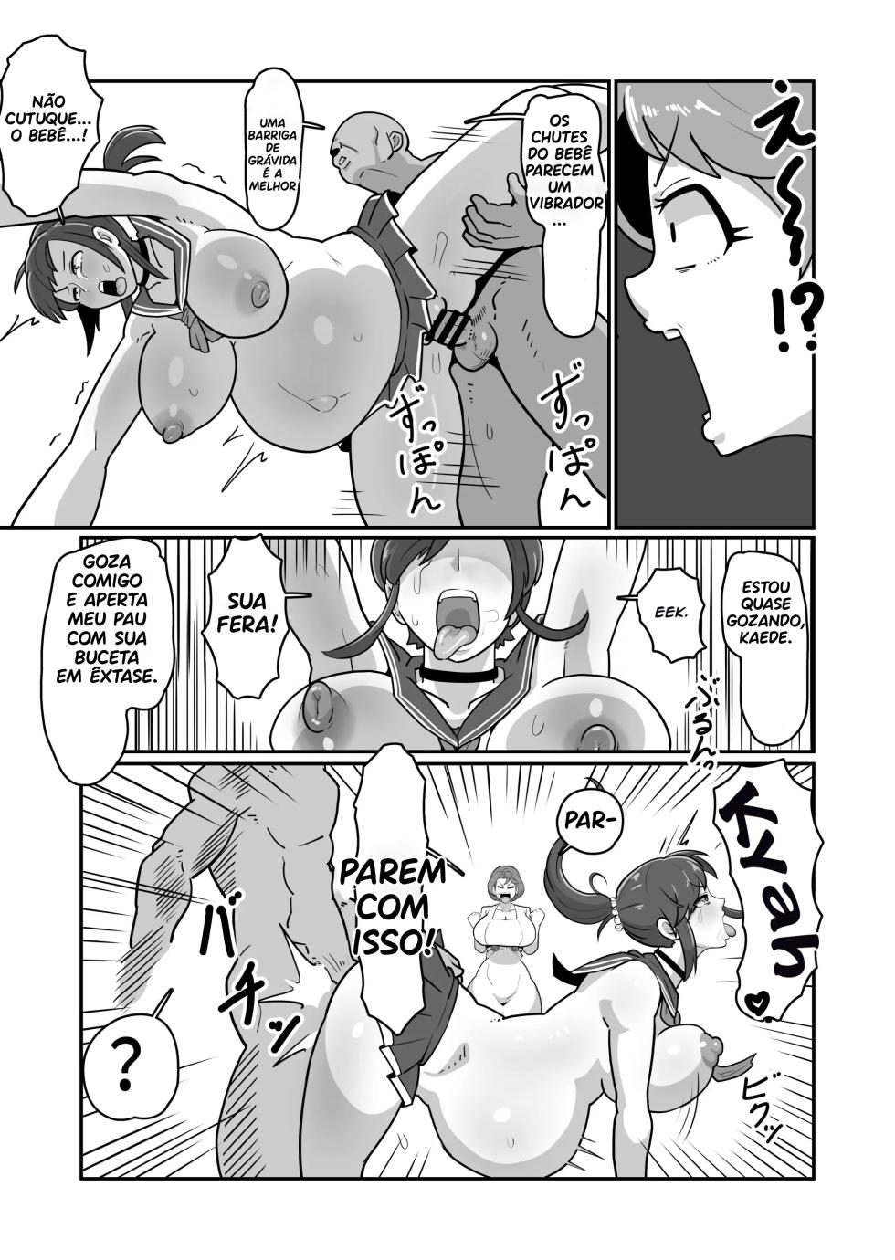 [Boundary (Sakai)] Bote Haha ~Ore o Jikka kara Oidashita Mukatsuku Hahaoya o Muriyari Haramasete Botehara Sex Zanmai!~ [Portuguese-BR] - Page 8