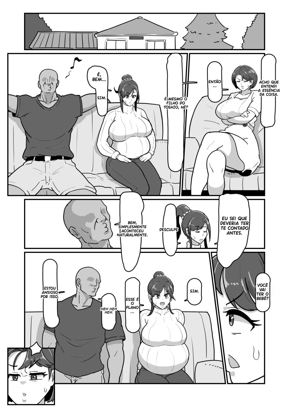 [Boundary (Sakai)] Bote Haha ~Ore o Jikka kara Oidashita Mukatsuku Hahaoya o Muriyari Haramasete Botehara Sex Zanmai!~ [Portuguese-BR] - Page 10