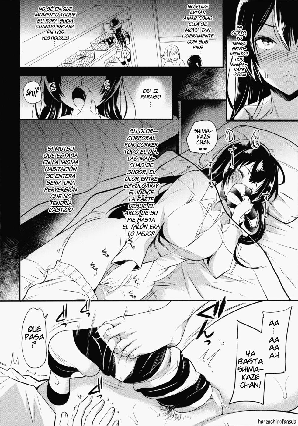 [Momoiro-Rip (Sugar Milk)] Shigen Tarinakute Chinpo Tsukerareta Nagato-san no Hon (Kantai Collection -KanColle-) [Spanish] [Harenchi no Fansub] [2015-06] - Page 7